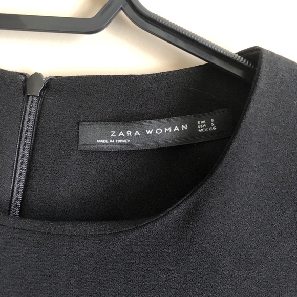 Zara black cocktail dress with tassel hem - Picture 4 of 4